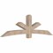 Ekena Millwork Alberta Smooth Timber Gable Bracket, Douglas Fir, 96"W x 28"H x 5 1/2"D x 5 1/2"F, 7/12 Pitch GBW096X28X0606ALB00SDF - alternate 2
